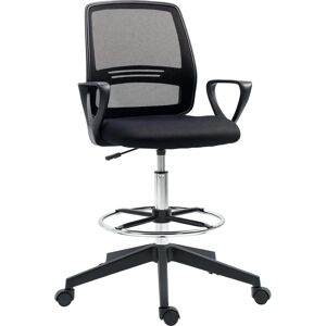 Vinsetto Poltrona da scrivania , sedia da ufficio regolabile in altezza con seduta reclinabile. Sgabello da scrivania girevole 59,5x60x102,5 cm (altezza) ° Rete traspirante nera Vinsetto Poltrona da scrivania , sedia da ufficio regolabile in altezza con seduta reclinabile. Sgabello da scrivania girevole 59,5x60x102,5 cm (altezza) ° Rete traspirante nera