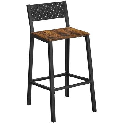 VASAGLE Sgabello da Bar, Set di 2, Sgabelli Alti da Cucina, per Cucina, Sala da Pranzo, Ufficio, Stile Industriale, Marrone Rustico e Nero/Beige Rovere e Bianco/Grigio Antracite e Nero VASAGLE Sgabello da Bar, Set di 2, Sgabelli Alti da Cucina, per Cucina, Sala da Pranzo, Ufficio, Stile Industriale, Marrone Rustico e Nero/Beige Rovere e Bianco/Grigio Antracite e Nero