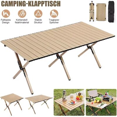 NONE Tavolo pieghevole 118x60x41 cm Tavolino da caffè portatile per esterni Tavolino da caffè Tavolo a forma di uovo Tavolo da picnic multiuso NONE Tavolo pieghevole 118x60x41 cm Tavolino da caffè portatile per esterni Tavolino da caffè Tavolo a forma di uovo Tavolo da picnic multiuso
