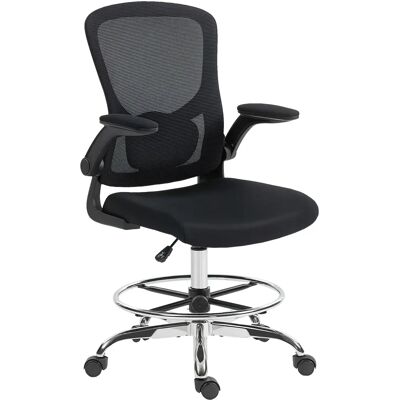 HOMCOM Sedia ergonomica con supporto lombare 4D, poltrona da scrivania, braccioli e poggiapiedi regolabili, sedia in rete traspirante, altezza regolabile e girevole. HOMCOM Sedia ergonomica con supporto lombare 4D, poltrona da scrivania, braccioli e poggiapiedi regolabili, sedia in rete traspirante, altezza regolabile e girevole.