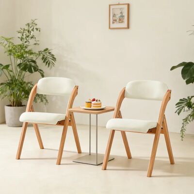SoBuy FST92x2 Sedia pieghevole imbottita in legno set di 2 ergonomiche pieghevoli e salvaspazio con finitura montata 47,5x77x59 cm SoBuy FST92x2 Sedia pieghevole imbottita in legno set di 2 ergonomiche pieghevoli e salvaspazio con finitura montata 47,5x77x59 cm