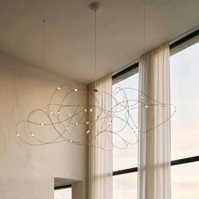 CAREN Lampadario Elegante in Bronzo e Rame con Luci LED Uniche Firefly, Moderno e Raffinato, Lampadario Pendente Scintillante e Luminoso con Effetto Luci di Lucciola per Sala da Pranzo CAREN Lampadario Elegante in Bronzo e Rame con Luci LED Uniche Firefly, Moderno e Raffinato, Lampadario Pendente Scintillante e Luminoso con Effetto Luci di Lucciola per Sala da Pranzo