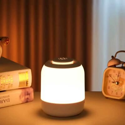 SHENZHITECH Luci notturne a LED, lampada da tavolo ricaricabile USB a luminosità regolabile per cucina, camera da letto, garage, camera da letto, comodino, decorazione da campeggio SHENZHITECH Luci notturne a LED, lampada da tavolo ricaricabile USB a luminosità regolabile per cucina, camera da letto, garage, camera da letto, comodino, decorazione da campeggio