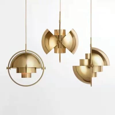 NONE Lampada a sospensione moderna a forma di sfera, design nordico, oro, per sala da pranzo, cucina, camera da letto, illuminazione a sospensione per comodino NONE Lampada a sospensione moderna a forma di sfera, design nordico, oro, per sala da pranzo, cucina, camera da letto, illuminazione a sospensione per comodino