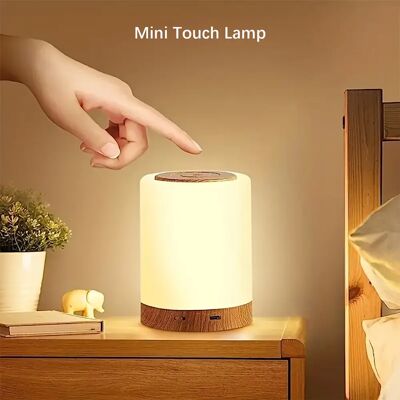 SHENZHITECH Luce notturna a LED intelligente, lampada da tavolo portatile con controllo touch, decorazione per fasciatoio RGB ricaricabile tramite USB per la decorazione del campeggio della camera da letto dei SHENZHITECH Luce notturna a LED intelligente, lampada da tavolo portatile con controllo touch, decorazione per fasciatoio RGB ricaricabile tramite USB per la decorazione del campeggio della camera da letto dei