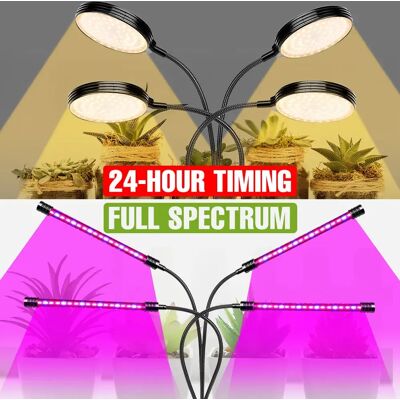 CanLing Lampada per coltivazione di semi di fiori in vaso con scatola di crescita interna a spettro completo per piante a LED con temporizzazione dimmerabile Accensione/spegnimento automatico USB 5V CanLing Lampada per coltivazione di semi di fiori in vaso con scatola di crescita interna a spettro completo per piante a LED con temporizzazione dimmerabile Accensione/spegnimento automatico USB 5V