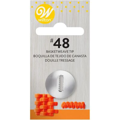 Bocchetta decorativa Wilton Modello #048 - Strumento di decorazione Bocchetta decorativa Wilton Modello #048 - Strumento di decorazione