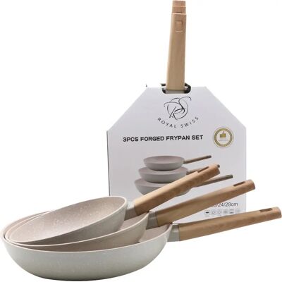 NONE PACK X3 - SET X3 - PANS - FRIGGITRICE - ADATTA A TUTTI I TIPI DI FUOCO - LAVABILE IN LAVASTOVIGLIE - COLORE GRIGIO - CASSERUOLA - 3 PEZZI IN GRANITO - 20 CM - 24 CM - 28 CM - ANTIADERENTE - MARMORE NONE PACK X3 - SET X3 - PANS - FRIGGITRICE - ADATTA A TUTTI I TIPI DI FUOCO - LAVABILE IN LAVASTOVIGLIE - COLORE GRIGIO - CASSERUOLA - 3 PEZZI IN GRANITO - 20 CM - 24 CM - 28 CM - ANTIADERENTE - MARMORE