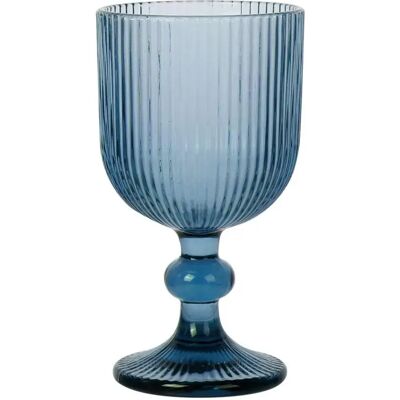 NONE Set di 6 bicchieri Sonella Blue in vetro intagliato, bicchiere da 360 cc, bicchiere da 270 cc o bicchiere alto da 430 cc, design vintage per acqua, vino e bevande analcoliche. NONE Set di 6 bicchieri Sonella Blue in vetro intagliato, bicchiere da 360 cc, bicchiere da 270 cc o bicchiere alto da 430 cc, design vintage per acqua, vino e bevande analcoliche.