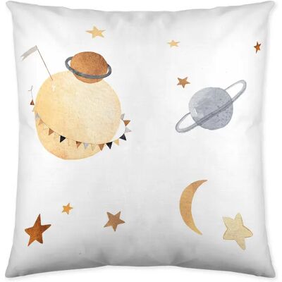 NATURALI - Fodera per cuscino stampata per bambini - Senza imbottitura - 50x50 cm - Cotone extra morbido - Made in Spagna - 3 modelli diversi - Bambini NATURALI - Fodera per cuscino stampata per bambini - Senza imbottitura - 50x50 cm - Cotone extra morbido - Made in Spagna - 3 modelli diversi - Bambini