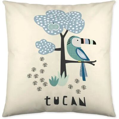 COOL KIDS COPERTURA DA CUSCINO EMPTY PER BAMBINI 100% COTONE TUKANN BEIG 1 50X50 CM FRESCO BAMBINI REALIZZATO IN SPAGNA COOL KIDS COPERTURA DA CUSCINO EMPTY PER BAMBINI 100% COTONE TUKANN BEIG 1 50X50 CM FRESCO BAMBINI REALIZZATO IN SPAGNA