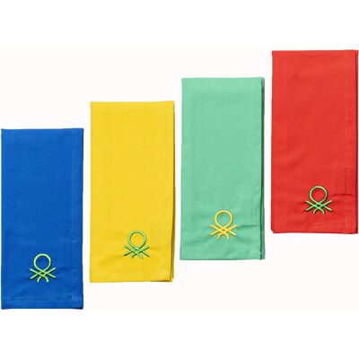 NONE Set di 4 tovaglie Rainbow 45x30 cm BENETTON CASA NONE Set di 4 tovaglie Rainbow 45x30 cm BENETTON CASA