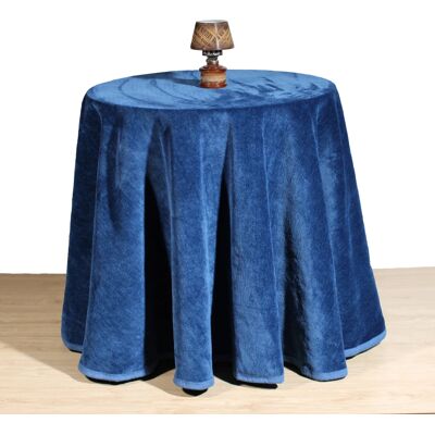 NONE Gonna da tavolo in ciniglia effetto velluto Texna, sottoveste, mantiene caldo, rotondo, sedia, sottoveste, effetto velluto, tessuto spesso autunno inverno Prodotto in Spagna Altezza tavolo 75 cm NONE Gonna da tavolo in ciniglia effetto velluto Texna, sottoveste, mantiene caldo, rotondo, sedia, sottoveste, effetto velluto, tessuto spesso autunno inverno Prodotto in Spagna Altezza tavolo 75 cm