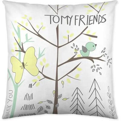 Icehome - Fodera per cuscino stampata - Non riempita - 60x60 cm - Cotone extra morbido - Prodotto in Spagna - AMICI TOMY Icehome - Fodera per cuscino stampata - Non riempita - 60x60 cm - Cotone extra morbido - Prodotto in Spagna - AMICI TOMY