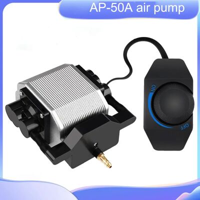NONE Compressore d'aria elettrico CNC da 54L/min ad alta energia, potente pompa aeratore per acquario da 25W, adatto per acquari, vasche per pesci, velocità regolabile, bassa rumorosità NONE Compressore d'aria elettrico CNC da 54L/min ad alta energia, potente pompa aeratore per acquario da 25W, adatto per acquari, vasche per pesci, velocità regolabile, bassa rumorosità