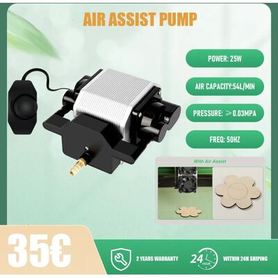 JUICEASE 54L/Min Air Assist Pump 25W 220-240V per Fish Tank Oxygen NEJE ORTUR XTOOL TWOTREES CNC incisione macchine da taglio utensili JUICEASE 54L/Min Air Assist Pump 25W 220-240V per Fish Tank Oxygen NEJE ORTUR XTOOL TWOTREES CNC incisione macchine da taglio utensili