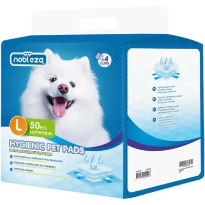 NONE Tappetini Ultra Assorbenti per Cani 60x90 cm Tappetini Igienici Anti-Perdite Tappetini per Addestramento Cuccioli e Adulti Confezione da 50/100 Unità Nobility Poppy&Marti NONE Tappetini Ultra Assorbenti per Cani 60x90 cm Tappetini Igienici Anti-Perdite Tappetini per Addestramento Cuccioli e Adulti Confezione da 50/100 Unità Nobility Poppy&Marti