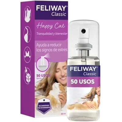 Feliway Classico Spray Anti-Stress - Gatti - Strumenti di Addestramento Feliway Classico Spray Anti-Stress - Gatti - Strumenti di Addestramento