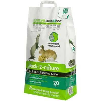 Letto di carta riciclata Back 2 Nature - 10L Letto di carta riciclata Back 2 Nature - 10L