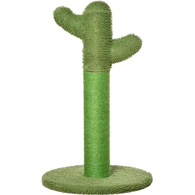 PawHut Tiragraffi a forma di cactus per gatti da interno, 65 cm, Tiragraffi per gatti con base resistente in sisal, Verde PawHut Tiragraffi a forma di cactus per gatti da interno, 65 cm, Tiragraffi per gatti con base resistente in sisal, Verde