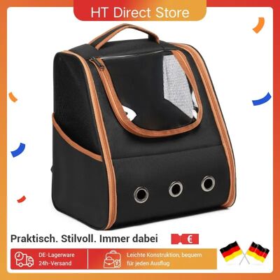 KONO Zaino Pet-traspirante con finestra in rete-portatile per cani e gatti-borsa da trasporto fino a 5,9 kg KONO Zaino Pet-traspirante con finestra in rete-portatile per cani e gatti-borsa da trasporto fino a 5,9 kg