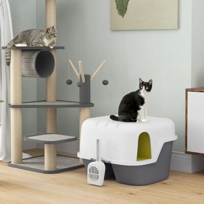 PawHut Lettiera per gatti , lettiera per gatti di piccola taglia sotto i 3,5 kg PawHut Lettiera per gatti , lettiera per gatti di piccola taglia sotto i 3,5 kg