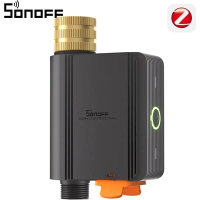 SONOFF Hydro ONE SWV-ZFE Valvola Intelligente Zigbee per Acqua con Misuratore di Flusso, Connettore in Ottone, Funzione Allarme, Compatibile con Apple Home tramite Matter Bridge SONOFF Hydro ONE SWV-ZFE Valvola Intelligente Zigbee per Acqua con Misuratore di Flusso, Connettore in Ottone, Funzione Allarme, Compatibile con Apple Home tramite Matter Bridge