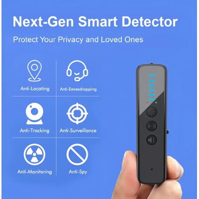 NONE Rilevatori per fotocamera nascosta: dispositivo antispia alimentato da AI, localizzatore GPS e rilevatore di bug, scanner di segnale RF portatile per hotel, viaggi, NONE Rilevatori per fotocamera nascosta: dispositivo antispia alimentato da AI, localizzatore GPS e rilevatore di bug, scanner di segnale RF portatile per hotel, viaggi,