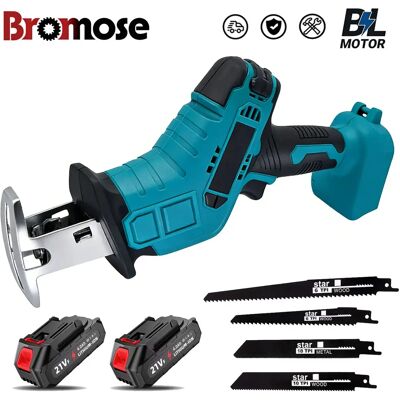bromose Sega alternativa a batteria 21V Sega elettrica a velocità regolabile Sega per legno Metallo PVC Utensile da taglio per tubi adatto a batteria Makita 21v bromose Sega alternativa a batteria 21V Sega elettrica a velocità regolabile Sega per legno Metallo PVC Utensile da taglio per tubi adatto a batteria Makita 21v