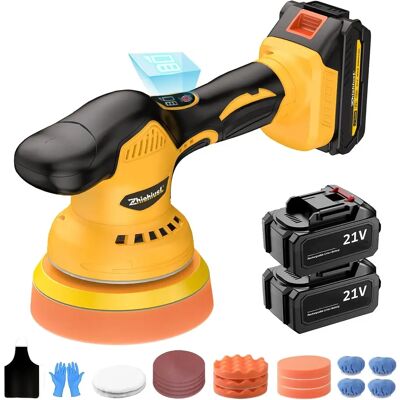 OWJHE Lucidatrice per Auto Senza Fili , 6 Velocità Regolabili, Utensile Elettrico per Ceratura, Levigatura e Sigillatura, Compatibile con Batteria Makita 18V OWJHE Lucidatrice per Auto Senza Fili , 6 Velocità Regolabili, Utensile Elettrico per Ceratura, Levigatura e Sigillatura, Compatibile con Batteria Makita 18V