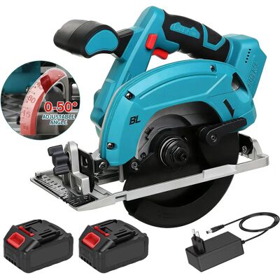 NONE Sega circolare elettrica a batteria brushless da 165 mm, leggera e ricaricabile, per ristrutturazioni domestiche e lavorazione del legno NONE Sega circolare elettrica a batteria brushless da 165 mm, leggera e ricaricabile, per ristrutturazioni domestiche e lavorazione del legno