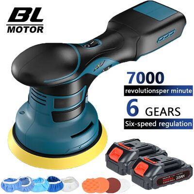 OWJHE Lucidatrice Elettrica a 6 Velocità per Auto, Dispositivo di Lucidatura Elettrico, Strumento per Ceratura, Macchina per Lucidatura Auto Senza Fili per Batteria Makita 18V OWJHE Lucidatrice Elettrica a 6 Velocità per Auto, Dispositivo di Lucidatura Elettrico, Strumento per Ceratura, Macchina per Lucidatura Auto Senza Fili per Batteria Makita 18V