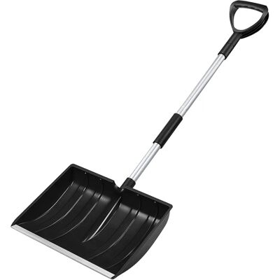 FGHGF Grande pala da neve portatile per pala da neve per vialetto con manico in alluminio e pala a paletta a lama larga rimozione della neve FGHGF Grande pala da neve portatile per pala da neve per vialetto con manico in alluminio e pala a paletta a lama larga rimozione della neve