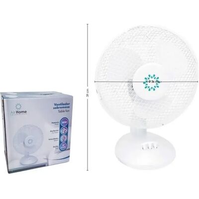NONE VENTILATORE A TAVOLO 20W 23CM NONE VENTILATORE A TAVOLO 20W 23CM
