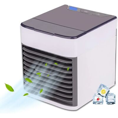 Other Mini Condizionatore Portatile Climatizzatore ad Acqua Rinfresca Umidifica e Purifica Tre Velocità e Luce LED Other Mini Condizionatore Portatile Climatizzatore ad Acqua Rinfresca Umidifica e Purifica Tre Velocità e Luce LED