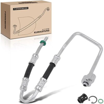 Frankberg Condizionatore d'aria 1x ad alta pressione per VW Polo 9N Seat Ibiza Skoda Fabia 55968 V15-20-0067 6Q0820741D 6Q0820741A Frankberg Condizionatore d'aria 1x ad alta pressione per VW Polo 9N Seat Ibiza Skoda Fabia 55968 V15-20-0067 6Q0820741D 6Q0820741A