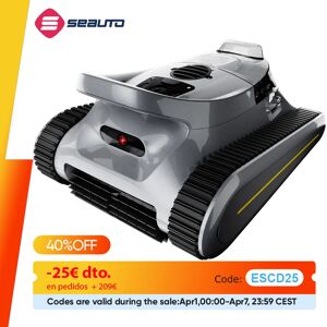Robot per piscina senza fili Seauto - Arrampicata su parete - 180 min - 2000 sq ft Robot per piscina senza fili Seauto - Arrampicata su parete - 180 min - 2000 sq ft