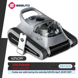 Aspirapolvere Robot per Piscina Seauto - Arrampicata su Pareti, 210 Min - 2000 piedi Aspirapolvere Robot per Piscina Seauto - Arrampicata su Pareti, 210 Min - 2000 piedi