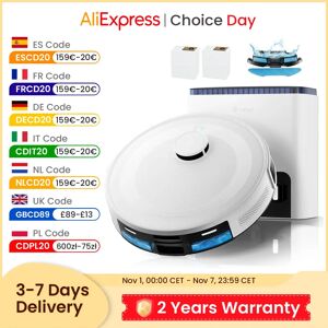 Lefant Aspirapolvere robot  M2L Plus con stazione automatica della polvere, navigazione laser con aspirazione 6000Pa con mappatura ideale per peli di animali domestici Lefant Aspirapolvere robot  M2L Plus con stazione automatica della polvere, navigazione laser con aspirazione 6000Pa con mappatura ideale per peli di animali domestici