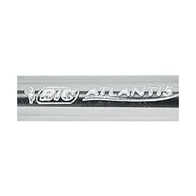 Bic Penna a sfera retrattile classica atlantis - Punta da 1 mm - corpo trasparente con impugnatura - colore nero (12 unità) Bic Penna a sfera retrattile classica atlantis - Punta da 1 mm - corpo trasparente con impugnatura - colore nero (12 unità)