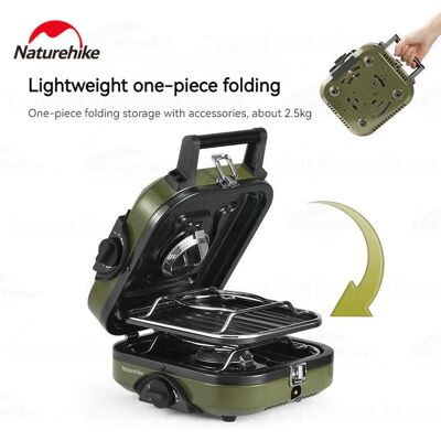 Naturehike Fornello a gas per viaggi Campo ultraleggero Campeggio portatile Picnic BBQ Pentole Forniture da campeggio Accessori da campeggio all'aperto Naturehike Fornello a gas per viaggi Campo ultraleggero Campeggio portatile Picnic BBQ Pentole Forniture da campeggio Accessori da campeggio all'aperto