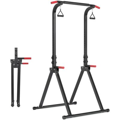YEE RUN Barra per trazioni pieghevole, regolabile in altezza fino a 168 cm, portata 200 kg, 9 livelli, un attrezzo per tutto il corpo YEE RUN Barra per trazioni pieghevole, regolabile in altezza fino a 168 cm, portata 200 kg, 9 livelli, un attrezzo per tutto il corpo