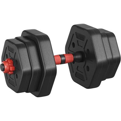 SONGMICS Set di Manubri con Barra di Collegamento, Manubri Corti, Pesi Esagonali per Allenamento, Fitness, Sollevamento a Casa, Palestra SONGMICS Set di Manubri con Barra di Collegamento, Manubri Corti, Pesi Esagonali per Allenamento, Fitness, Sollevamento a Casa, Palestra