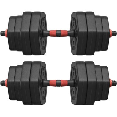 SONGMICS Set di Manubri 30 kg, Manubri Regolabili, Pesi Esagonali per Allenamento, Fitness, Sollevamento a Casa, Palestra SONGMICS Set di Manubri 30 kg, Manubri Regolabili, Pesi Esagonali per Allenamento, Fitness, Sollevamento a Casa, Palestra