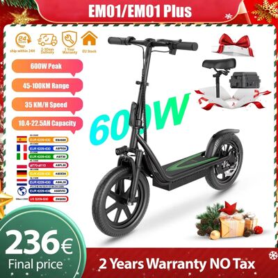 AOVOPRO NUOVO Aggiornamento 35KM/H Scooter Elettrico EM01/EM01 PLUS 500W 45-100KM Gamma Max Pieghevole Monopattino Elettrico con Pneumatico da 14 " AOVOPRO NUOVO Aggiornamento 35KM/H Scooter Elettrico EM01/EM01 PLUS 500W 45-100KM Gamma Max Pieghevole Monopattino Elettrico con Pneumatico da 14 "