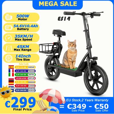 JUICEASE Nuovo spremiagrumi Scooter elettrico per adulti 10.4/14.5Ah a lungo raggio 30-45KM potente motore 450/500W fino a 25-35 km/h Smart EScooter JUICEASE Nuovo spremiagrumi Scooter elettrico per adulti 10.4/14.5Ah a lungo raggio 30-45KM potente motore 450/500W fino a 25-35 km/h Smart EScooter
