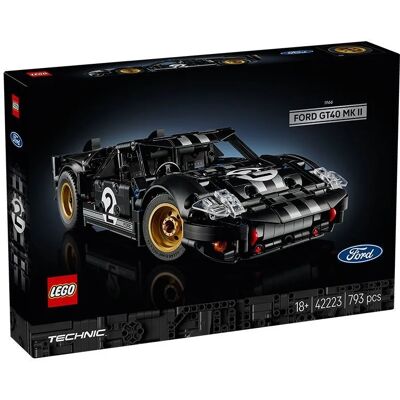 Lego 42223 1966 Ford GT40 MKII Race Car, giocattoli da costruire, adatti per regali di festività o compleanno. Lego 42223 1966 Ford GT40 MKII Race Car, giocattoli da costruire, adatti per regali di festività o compleanno.