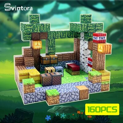 Svintora Blocchi magnetici Mine World Magnet Cube Brick Set Miglior regalo per ragazzi Ragazze Bambini 3+ Giocattolo stile pixel fai-da-te Svintora Blocchi magnetici Mine World Magnet Cube Brick Set Miglior regalo per ragazzi Ragazze Bambini 3+ Giocattolo stile pixel fai-da-te