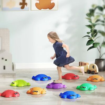 AIYAPLAY pietre di bilanciamento pietre per bambini 9 pezzi Pietre di equilibrio impilabili antiscivolo Pietre miliari per bambini AIYAPLAY pietre di bilanciamento pietre per bambini 9 pezzi Pietre di equilibrio impilabili antiscivolo Pietre miliari per bambini
