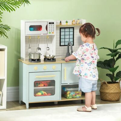 AIYAPLAY cucina per bambini cucina da gioco con forno a microonde, fornello e forno, accessori da cucina AIYAPLAY cucina per bambini cucina da gioco con forno a microonde, fornello e forno, accessori da cucina